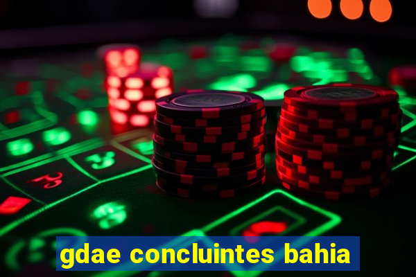 gdae concluintes bahia